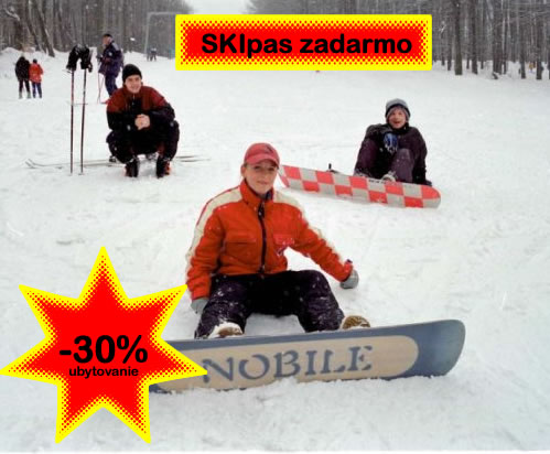 Ly?ovanie Pezinsk? Baba  - skipas zadarmo, 30% z?ava z ubytovania